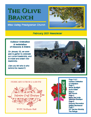 February 2021 edition of Olive Branch